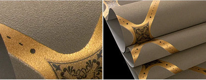 Hirschleder-Samttapete, nordische geometrische Muster, Linien, moderne, minimalistische, vertikale Streifen, Wohnzimmer-TV-Hintergrundtapete