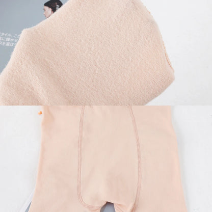 Frauen Winter Verdicken Leggings Warme Hohe Taille Einfarbig Samt für Weibliche Verdickte Samt Strumpfhosen Dehnbare Schwarze Strumpfhosen.