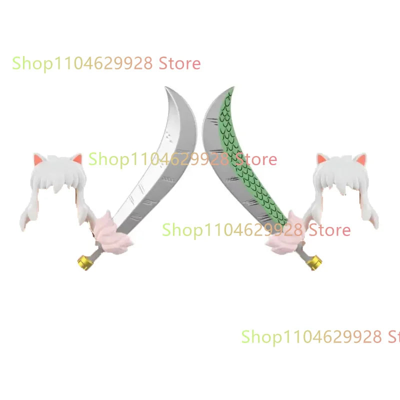 DXMH533A DXMH533B Anime Cartoon TV Toy Inuyasha Building Blocks for Kids Collect Toys Model Birthday Gifts.