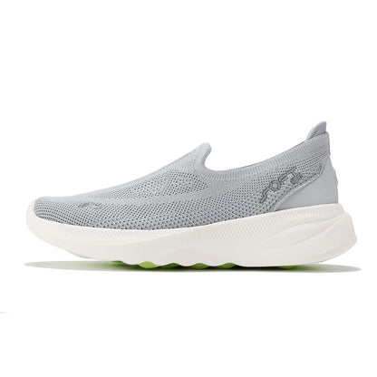 Li-Ning Women SOFT GO 2 KNIT Slip-on Casual Walking Shoes Breathable Cushion Flexible LiNing Comfortable Sports Sneakers AGLV018.