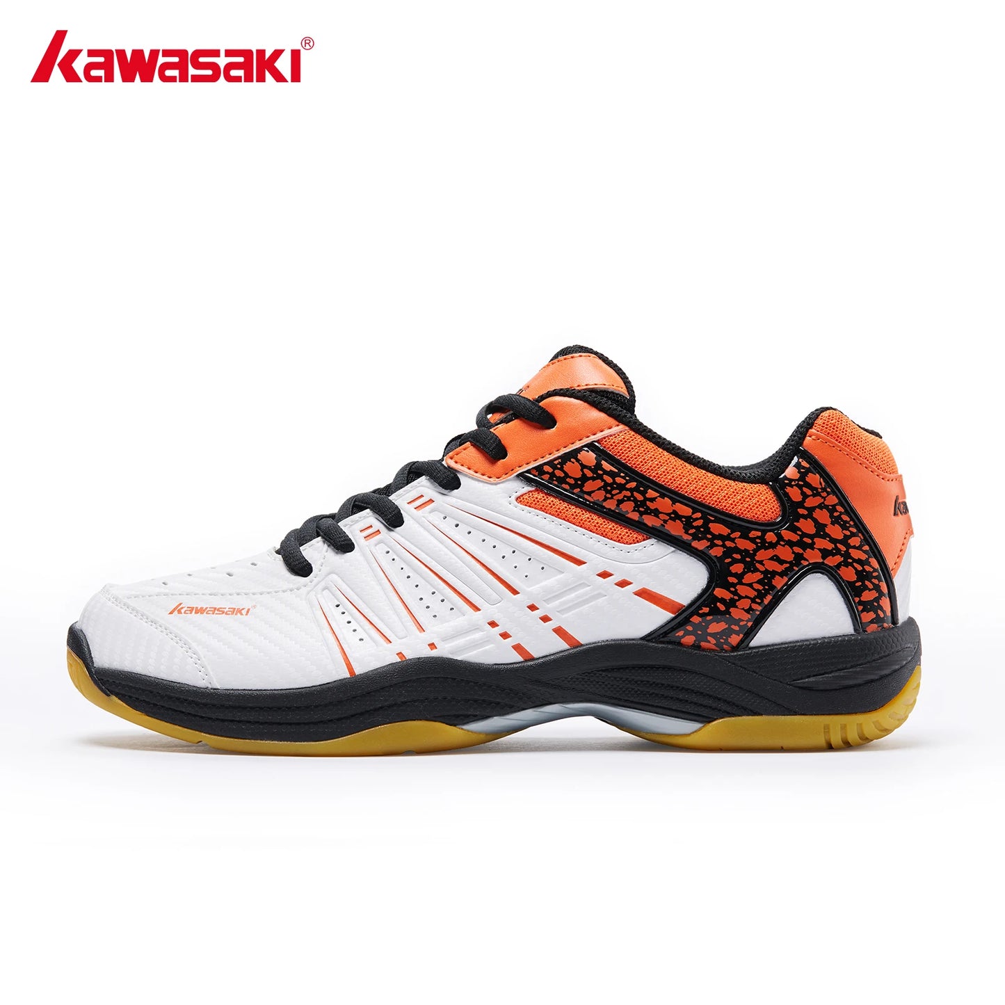Kawasaki New Badminton Shoes Sneakers Mens Tennis Breathable Anti-Slippery Sport Shoes for Men Women K-065D
