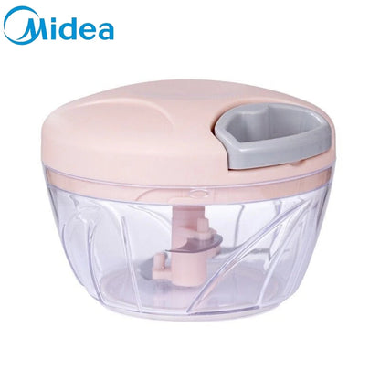 Midea Manual Garlic Chopper Meat Mincer Hand Pull Press Crusher Multifunctional Vegetable Chili Onion Cutter Kitchen Accessories.