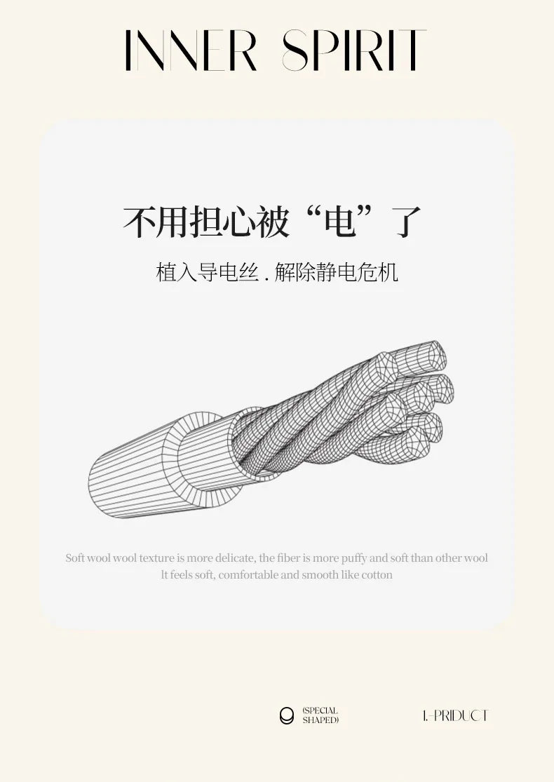 2024 new solid color colorful rabbit wool four-piece set, one side of rabbit fur and one side of milk wool thickened warm.