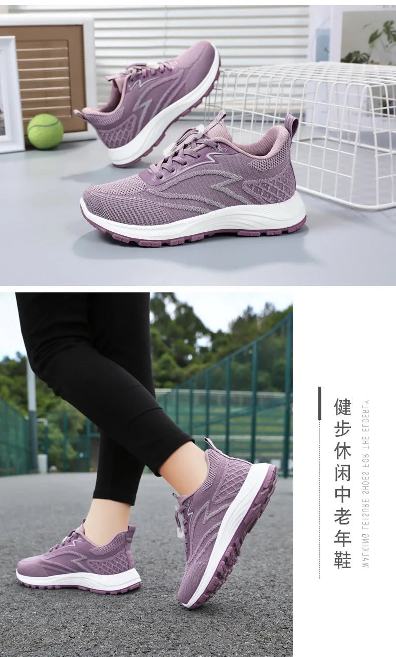 2025 Spring Women's Casual Sports Shoes Breathable and Comfortable Outdoor High Quality Single Shoes Trendy Women's Shoes.