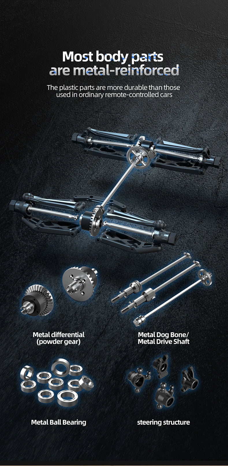 Teeggi S911 PRO 1:16 RC Racing Car 4WD RC CAR 70KM/H High Speed Off-Road Car 2.4G Remote Controller Toy For Children Gifts.