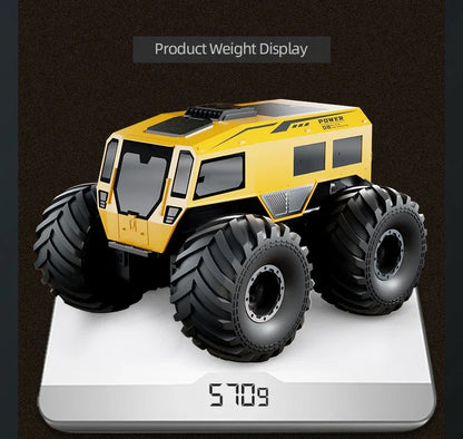 Q210 Amphibious Rc Car Dual Control 4WD Off-road Remote Control Waterproof Vehicle 2.4G Electric Climbing Crawler Toys for Kids