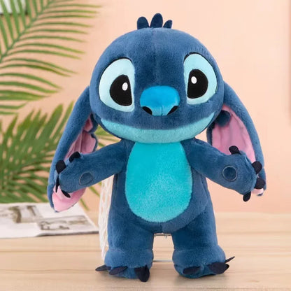 35-80CM Disney Lilo & Stitch Doll Cartoon Angel Plush Toy Cute Anime Soft Stuffed Kawaii Companion Children's Birthday Gift