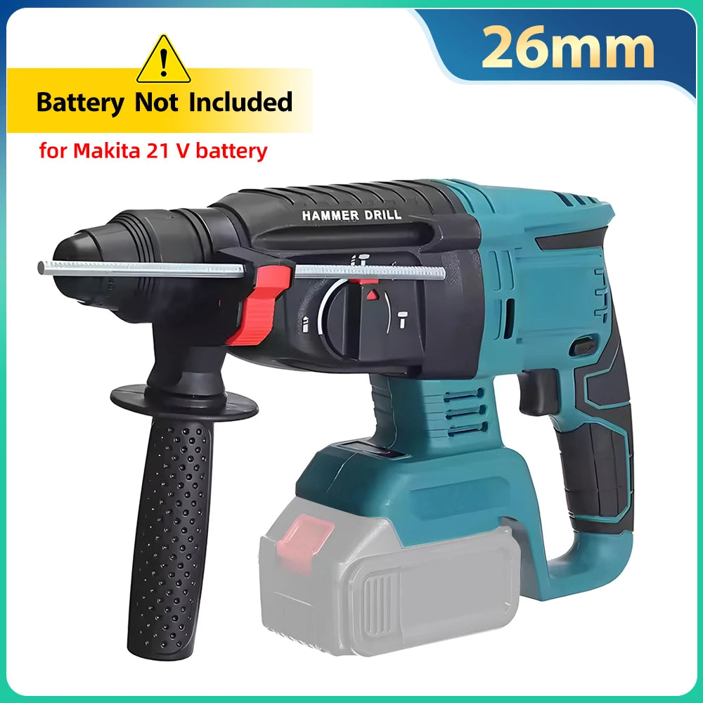 Hikity Bürstenlosen Elektrische Bohrmaschine Cordless Elektrische Hammer DIY Haushalts Werkzeug Elektrische Werkzeug Set Für Makita 18V Batterie Schraubendreher