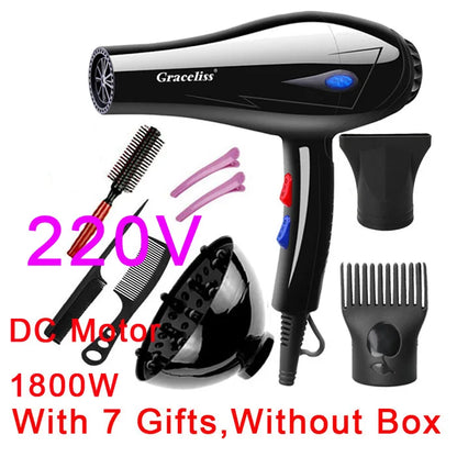 Original EU Plug Hot Cold Wind Professional Hair Dryer Blow dryer Hairdryer For Hair Salon for Household Use