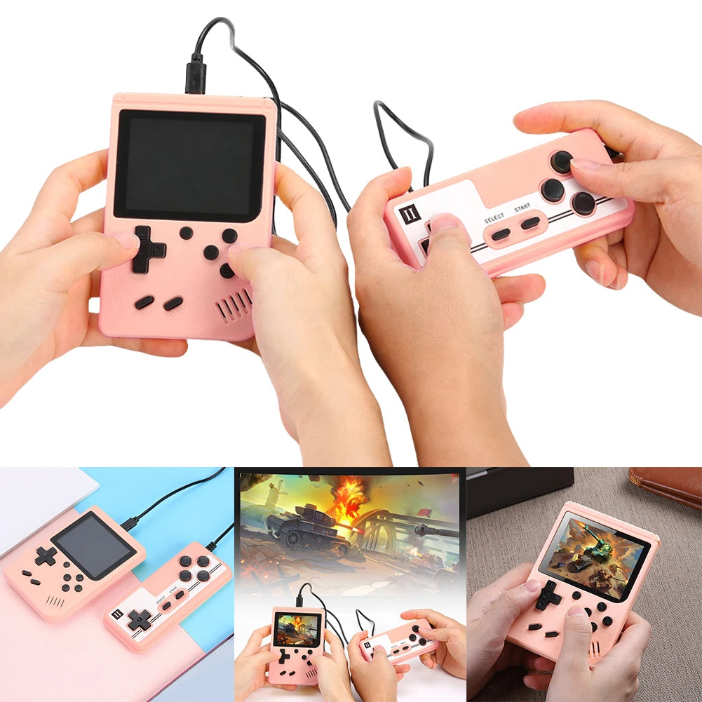 Retro Handheld Video Game Console 3.5inch TFT Screen Built-in 500 Game Nostalgic Games Console 1020mAh for Kids and Adult.