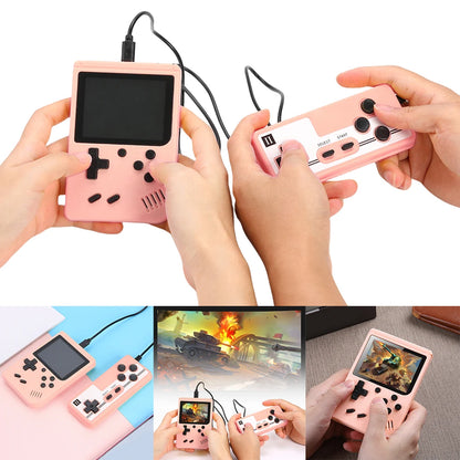 Retro Handheld Video Game Console 3.5inch TFT Screen Built-in 500 Game Nostalgic Games Console 1020mAh for Kids and Adult.