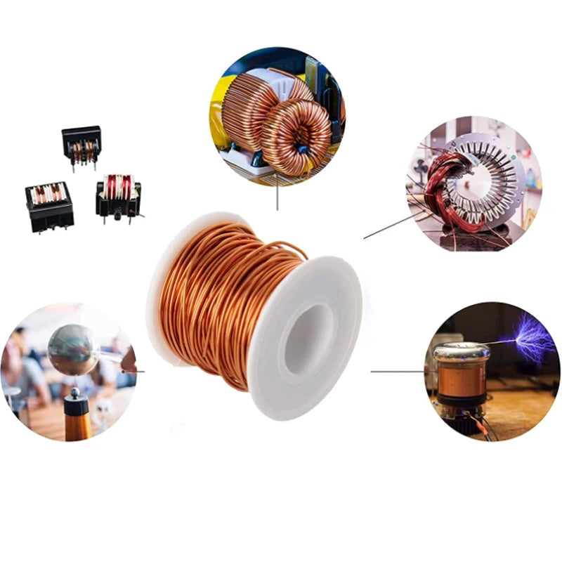 1-3Rolls copper lacquer wire 0.06mm -1.2mm Cable Copper Wire Magnet Wire Enameled Copper Winding Wire Coil Copper Wire.