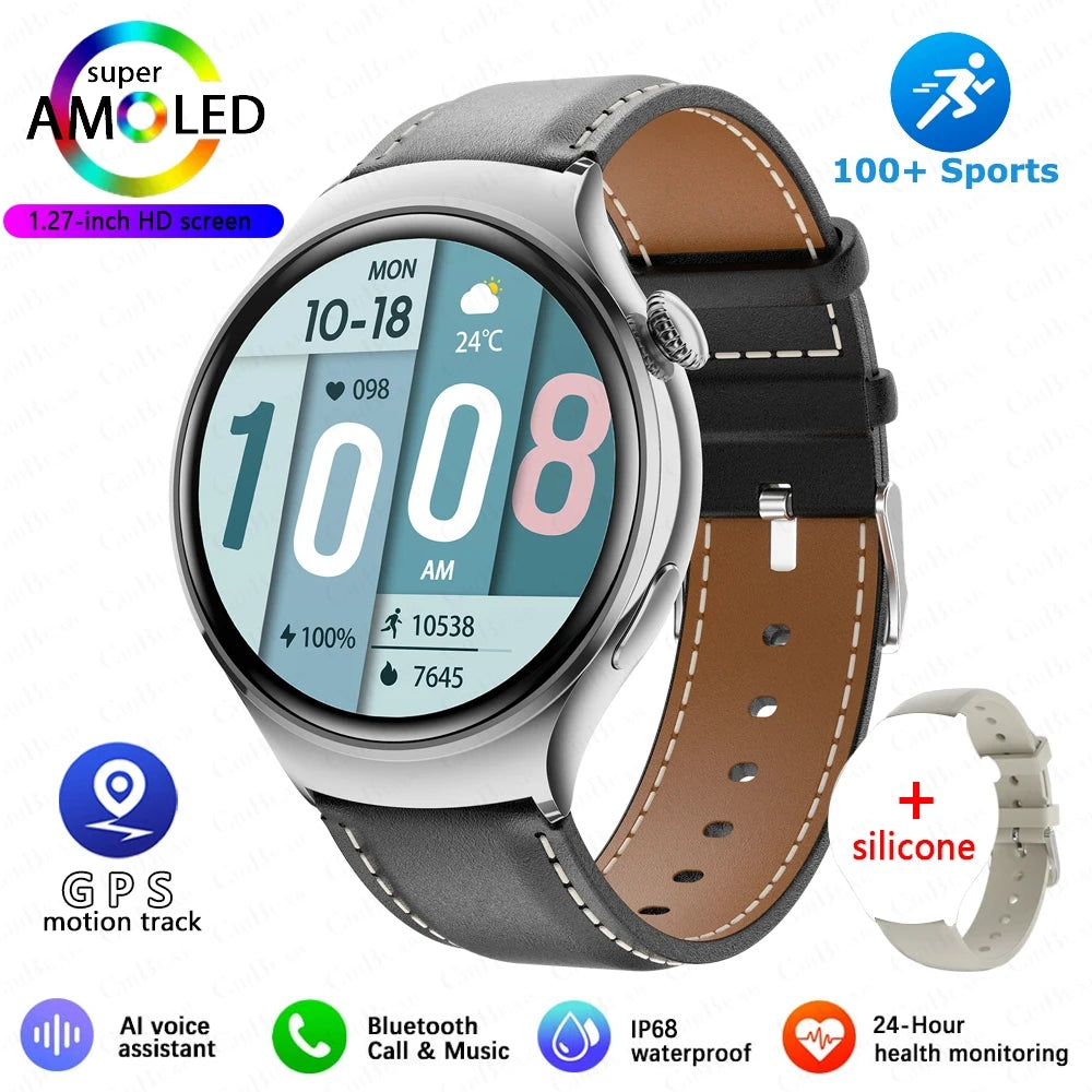 2025New GPS NFC Bluetooth Call Smartwatch Women Watch 4 mini Sports Track Heart Rate Oximetry Monitoring Health Smartwatch Woman