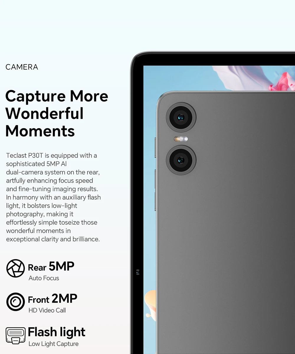 Teclast P30T Set 10" Tablet Android 14 Max 12Gb Ram 128Gb Rom T606 8-Core All-In-One Keyboard/Case/Mouse/Stylus/Headphone/Stand