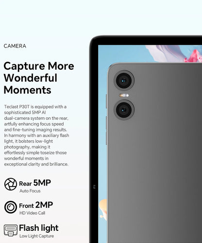 Teclast P30T Set 10.1" Tablet Android 14 T606 8-core Max 12GB RAM 128GB ROM 6000mAh Keyboard/Case/Mouse/Stylus/Headphone/Stand