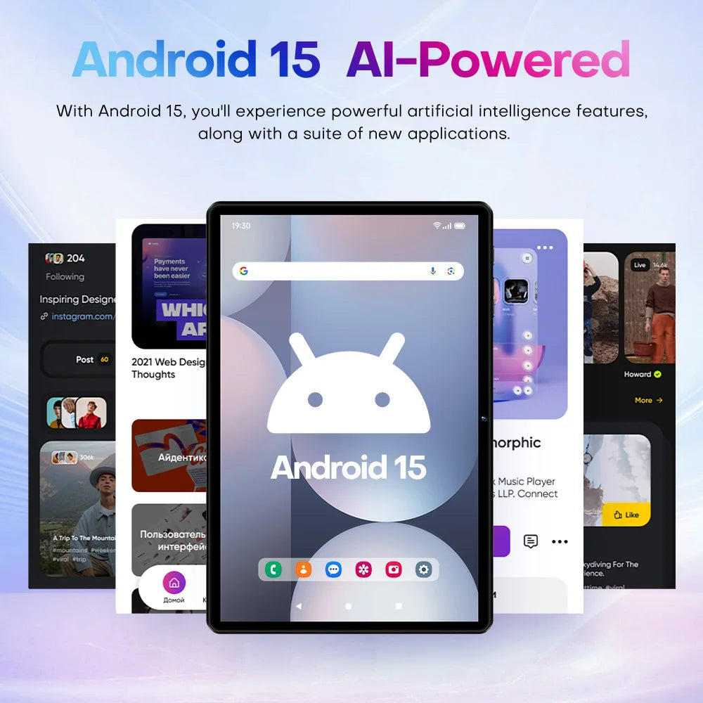 Original Pad 9 Pro 11 Inch 16GB RAM 1TB ROM tablet Android 15 Core Pad Tablet PC Phone Dual Wifi tablette android 8800mah.