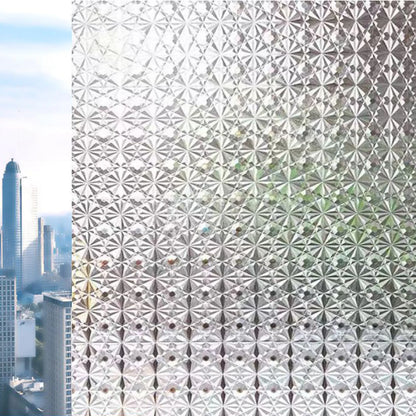 20x100cm Static Frosted Window Film Privacy Sticker For Bathroom Opaque Translucent Light Control Adhesive Glass Covering.