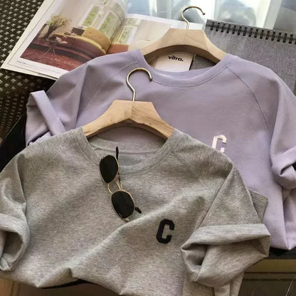 Bull Horn Sleeve Casual Sportanzug Damen Sommer Dünner Stil Sommer Laufmode Western-Stil Kurzarm Shorts Pyjamas.