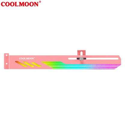 Customized Video Card Stand GT8 Horizontal Graphics Card Bracket 5V 3Pin ARGB GPU VGA Holder Desktop PC Case DIY Accessories.