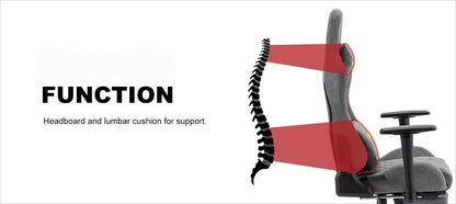 SYMINO Vintage ergonomischer Gaming-Stuhl aus PU-Leder