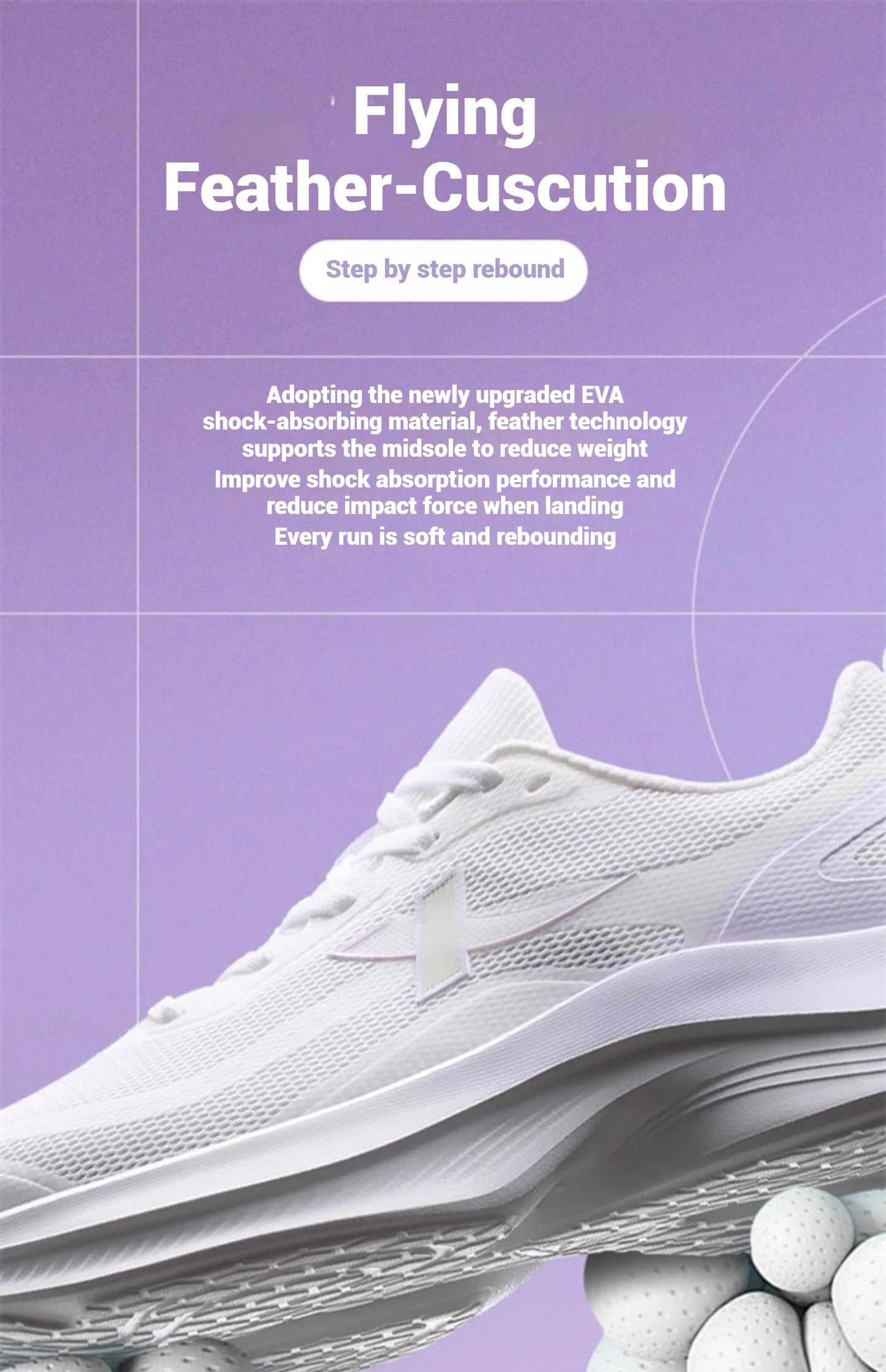 Xtep Laufschuhe für Damen, 2022, Sommer, atmungsaktiv, leicht, mit Rebound-Dämpfung, Stoßdämpfung, Sportschuhe 875218110014.