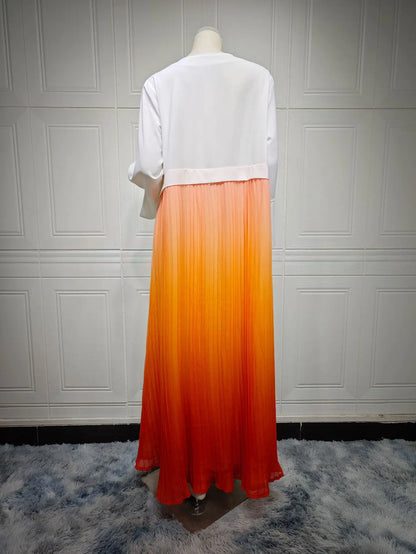 Ramadan Open Chiffon Kimono Abaya Kaftans Turkey Islam Muslim Dress Prayer Clothes Women Djellaba Kebaya Robe Femme Musulmane