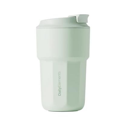 New Youpin Daily Element Portable Water Cup Coffee Mug 316 Stainless Steel Safety Seal 420ml Cold Storage Thermos Cup Mouth Snap