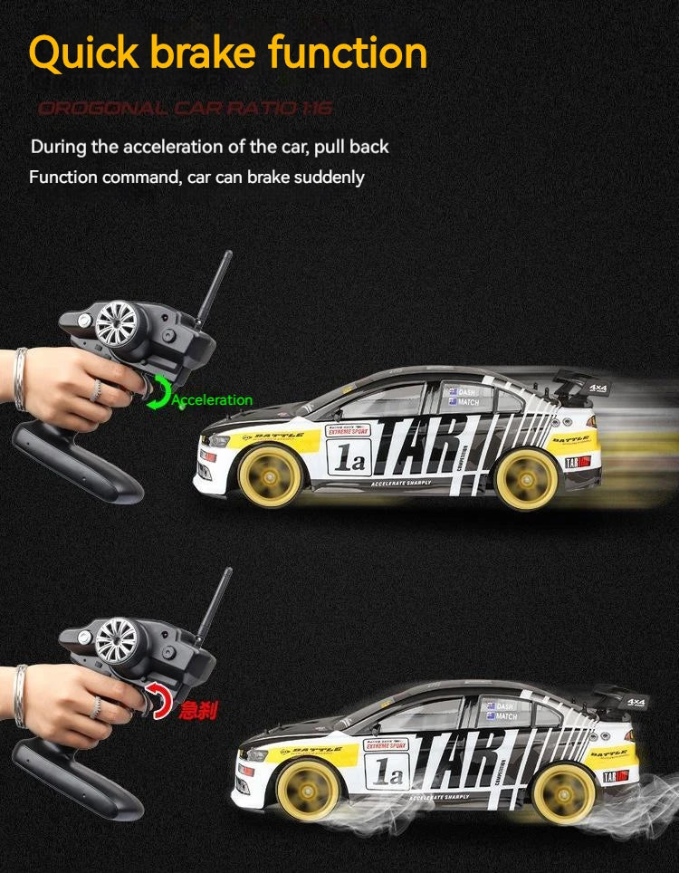 1: 10 4wd 70km/H Remote-Controlled Drifting Car Drifting Wheel Anti-Collision Off-Road Racing Car Remote-Controlled Off-Road.