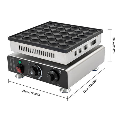 36-Hole Pancake Machine Non-stick 220V Electric Waffle Machine Mini Pancake Machine with Non-Stick Coating XM-2111.