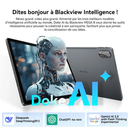 Blackview MEGA 8 [No EU Charger] Tablet 13 inch 90Hz 2K FHD+ Display 36GB(12+24) 512GB 11000mAh 50MP+13MP Android 15 Dual SIM 4G.