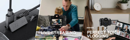 NBD 48MP Digital Cameras for Photography with WiFi & App Control,4K Autofocus Vlogging Camera , Anti-Shake,  Dual Batteries.