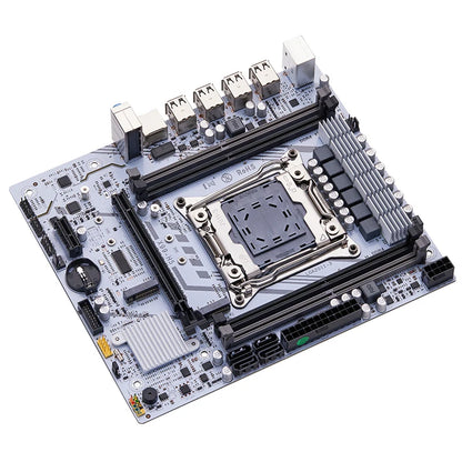 QIYIDA X99 Motherboard Set Kit Xeon LGA2011-3 E5 2680 V4 2x8gb=16GB DDR4 SATA PCI3.0 NVME M.2 X99H5 Gaming Computer.