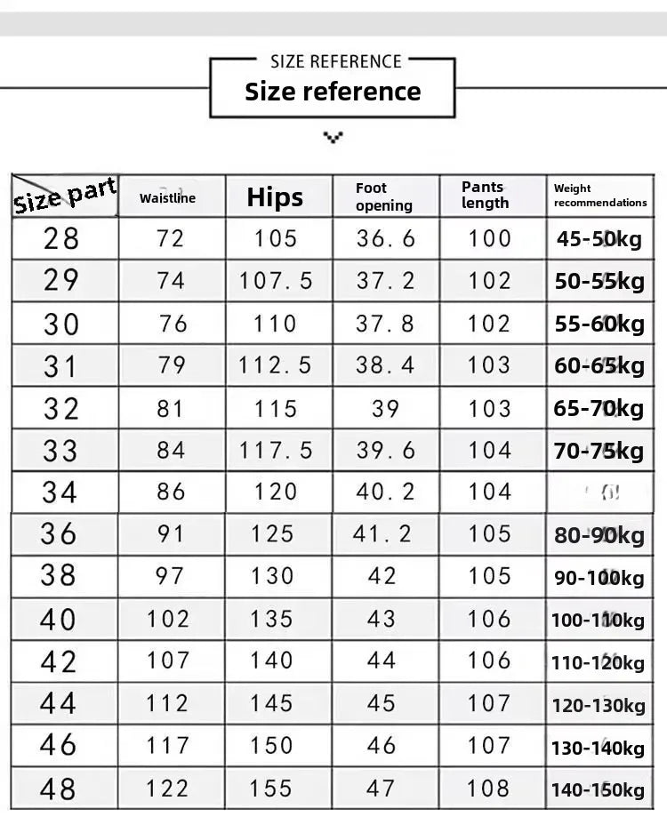 Plus Size Jeans Men's Autumn Loose-Fit Straight-Leg Casual Denim Pants Elastic Waist Wide-Leg Design For Plus Size Men.