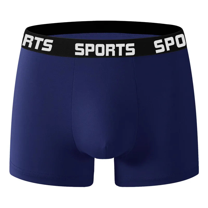 10 Teile/paket Männer SPORT Boxer Shorts Unterwäsche Komfort Trend Höschen Mann Einfache Atmungsaktive Unterhose Sexy Männliche Intime Höschen
