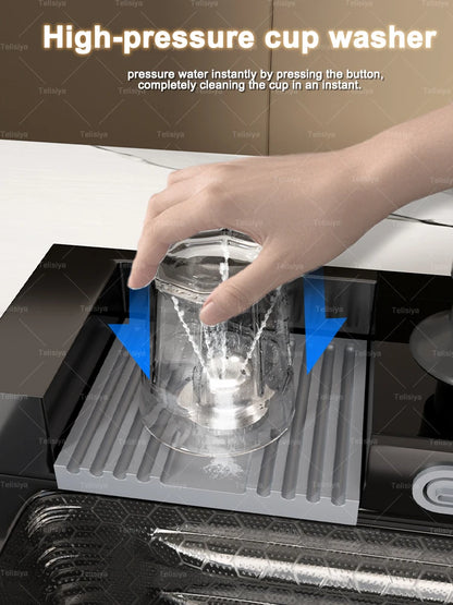 Stainless Steel Kitchen Sink Multifunctional Digital Display Dishwash Sinks Waterfall Large Single Slot Wash Vegetables Basin