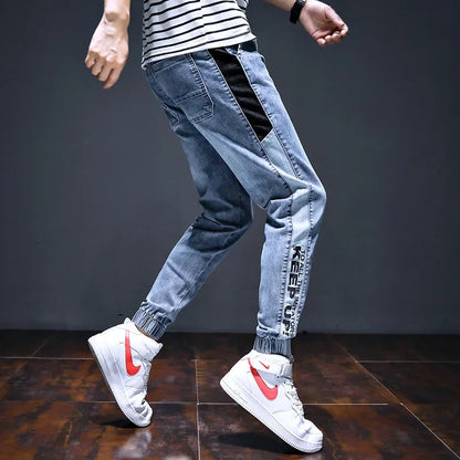 Trendy Marke Frühling Herbst 2023 Neue männer Jeans Lose Fit Vielseitig Arbeitskleidung Stil Koreanische Beiläufige Lange Hosen