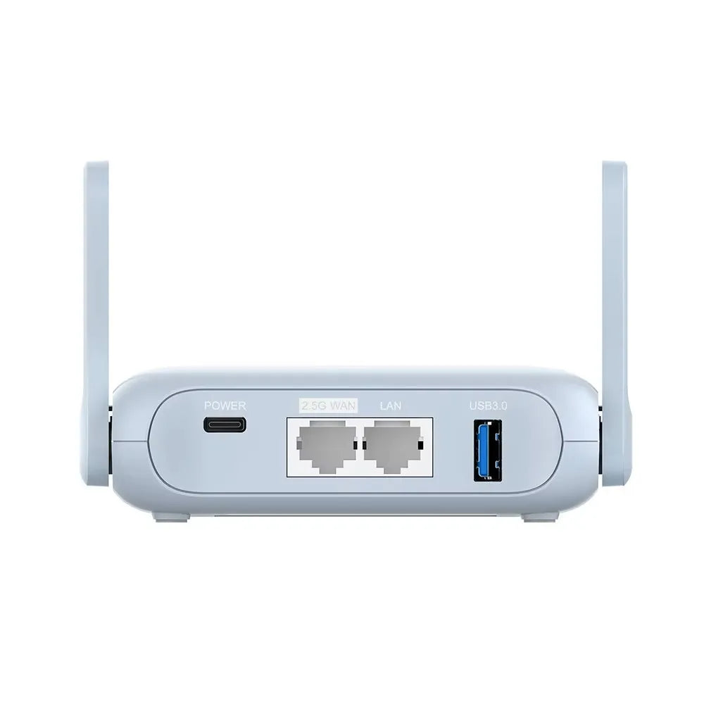GL.iNet GL-MT3000 (Beryl AX) Wi-Fi 6 Wireless Travel Gigabit Router, Connect Public & Hotel Wi-Fi, Captive Portal, Cybersecurity.