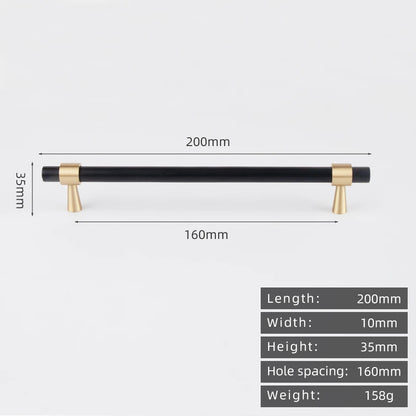 KEDLO Solid Brass Brushed Antique Brass Bronze 500mm Pull Drawer Knobs T Bar Kitchen Cabinet Handle