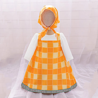 Mädchen Martha Cosplay Prinzessin Kleid Kleinkind Cartoon Bär Bühne Leistung Kleidung Kinder Karneval Party Maskerade Kleidung