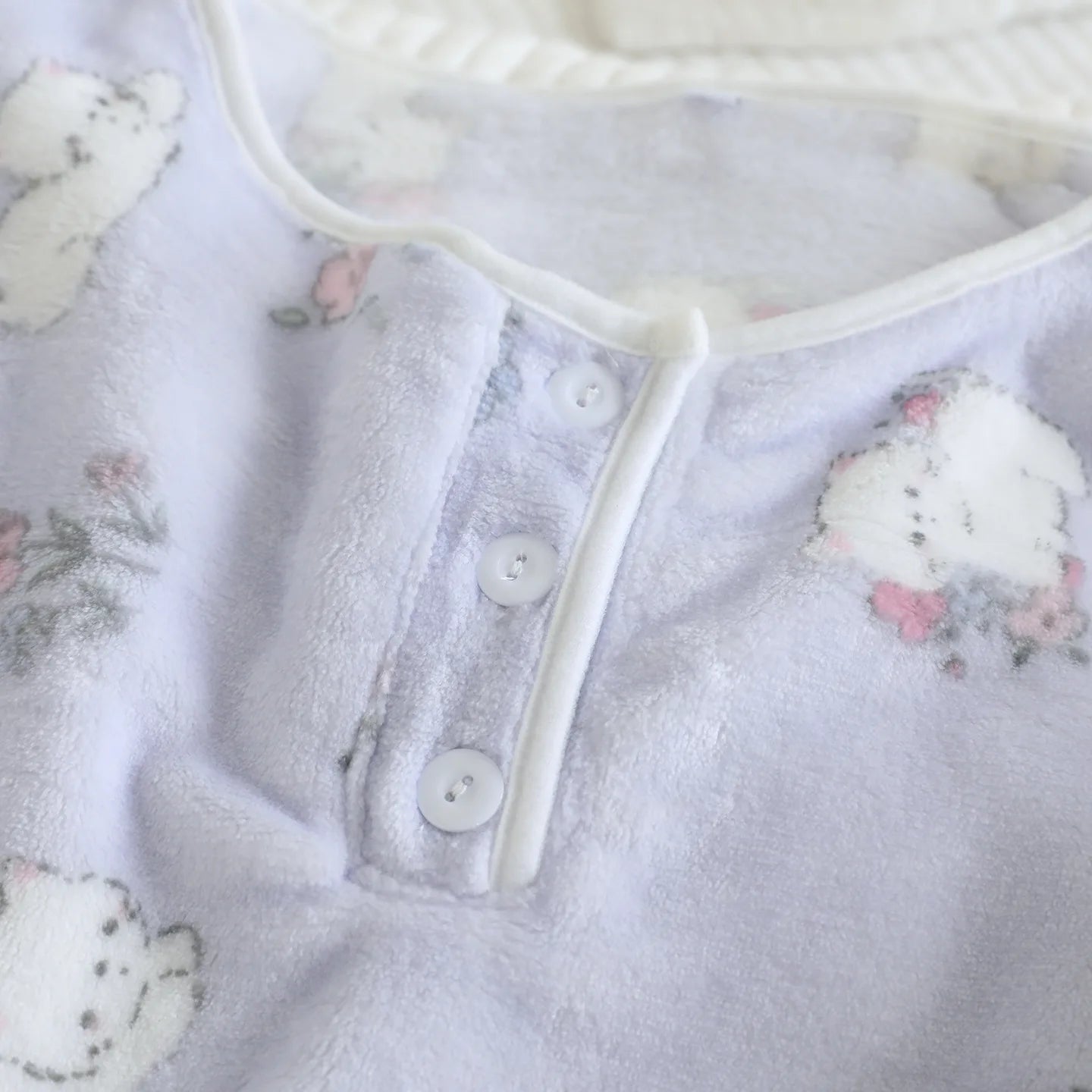 2025 New Winter Women's Pajama Set with Thickened Fleece and Flannel Warm Head Cartoon Comfortable Home Clothing Set Pijama.