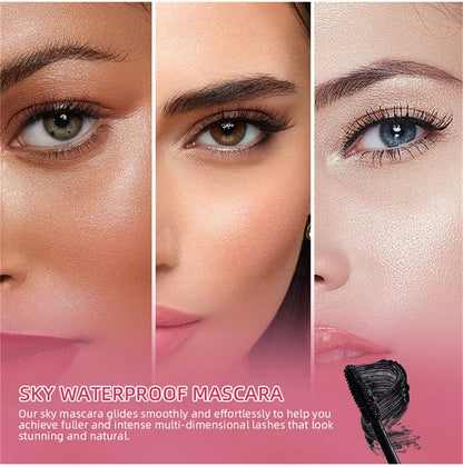 Mascara Eyelashes Lengthening Waterproof Long Lasting Silky Lash Black Eyelashes Extension Make Up Beauty Eye Korean Cosmetic.