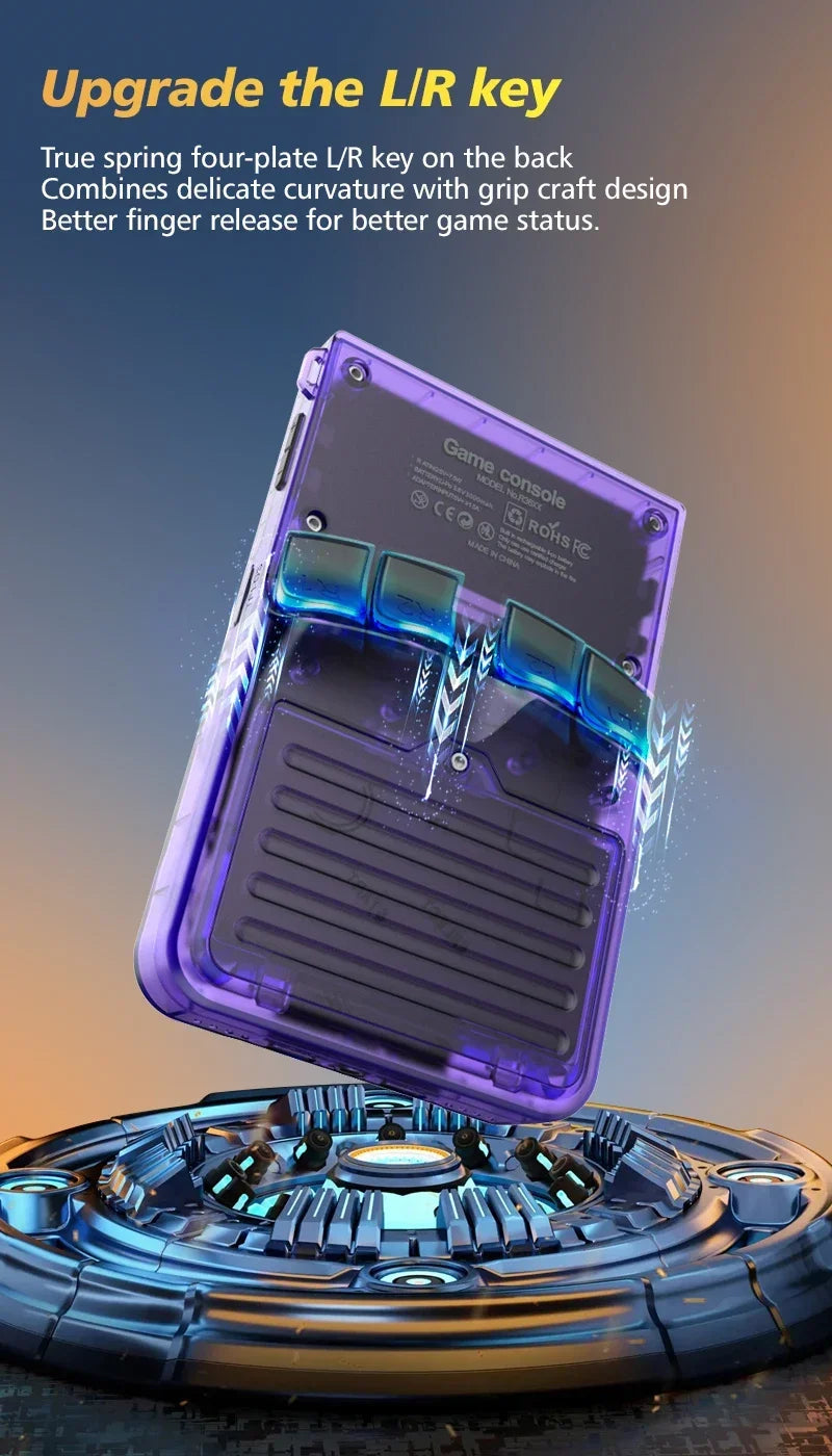 100% ArKOS R36XX Retro Handheld Game Console Linux System 3.5 Inch IPS Screen 64/128GB/256GB Game Player R36S updated version.