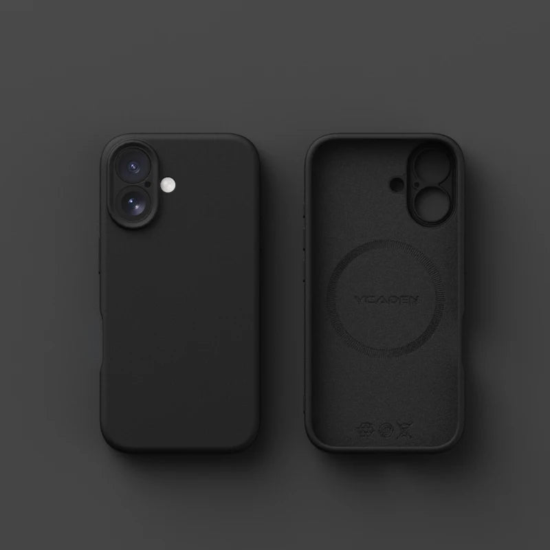 for iPhone 16E Magsafe Liquid Silicone Case Solid Colour Matte Soft Bumper Phone Cover for iPhone 16 Plus 16 Pro Max Cases.