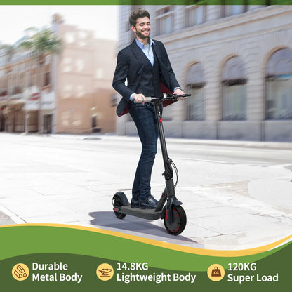 AOVOPRO LP10 500W Electric Scooter 42V 10.5Ah 35KM/H 35KM Long Range 10 Inch with Shock Absorption Smart Foldable EScooter