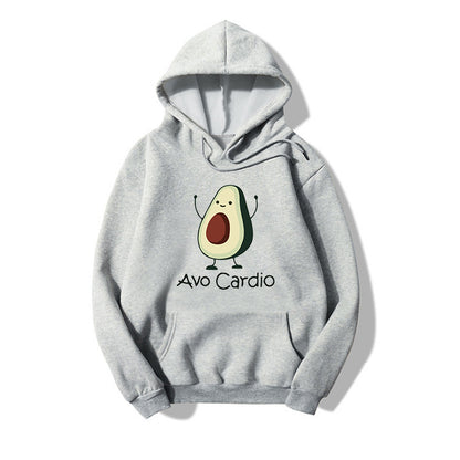 Blessyuki niedlichen Avocados Muster druck lässige Hoodies Frauen Herbst Winter neue einfache Langarm Student Sweatshirt plus Größe Top.