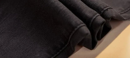 Spring Summer New Style Women's Straight Leg Loose Wide Leg Jeans Slimming Student Versatile High Waist Dad Nine Point Pants.