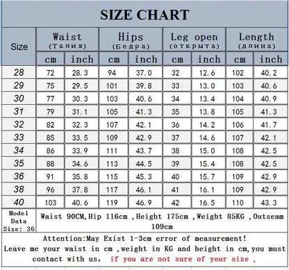 High Quality Mens Jeans Fashion Straight Denim Pants Men Classic Casual Jeans Male Plus Size Denim Trousers Ripped Jeans 28-40.