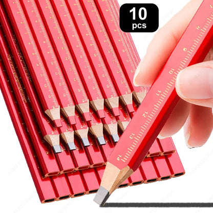 150–1 Stück robuste achteckige Hartschwarz-Schreinerbleistifte, Holzbearbeitungsstifte, speziell für die Markierung von Holzbeton.