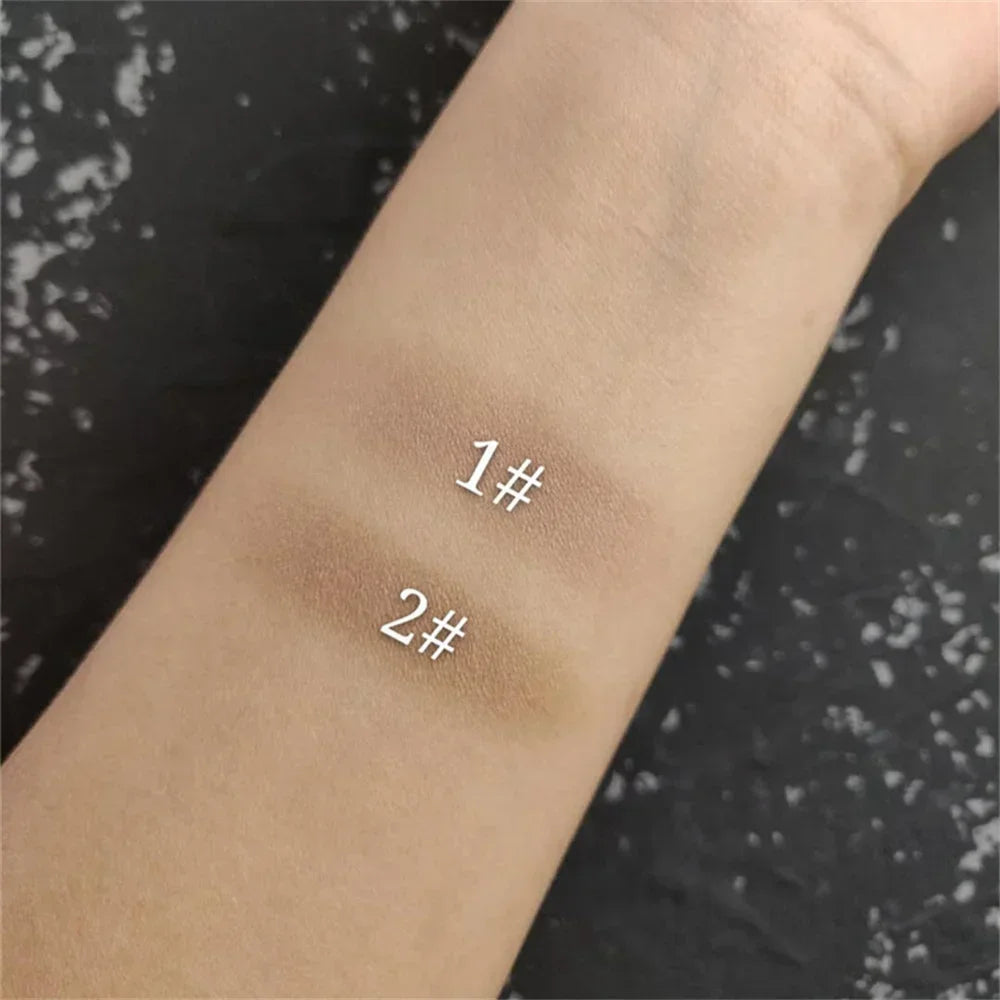 Contour Palette with Mirror Shadow Powder Bronzer Three-Dimensional Nose Shadow Repair Powder Facial Concealer Cosmetics Makeup.