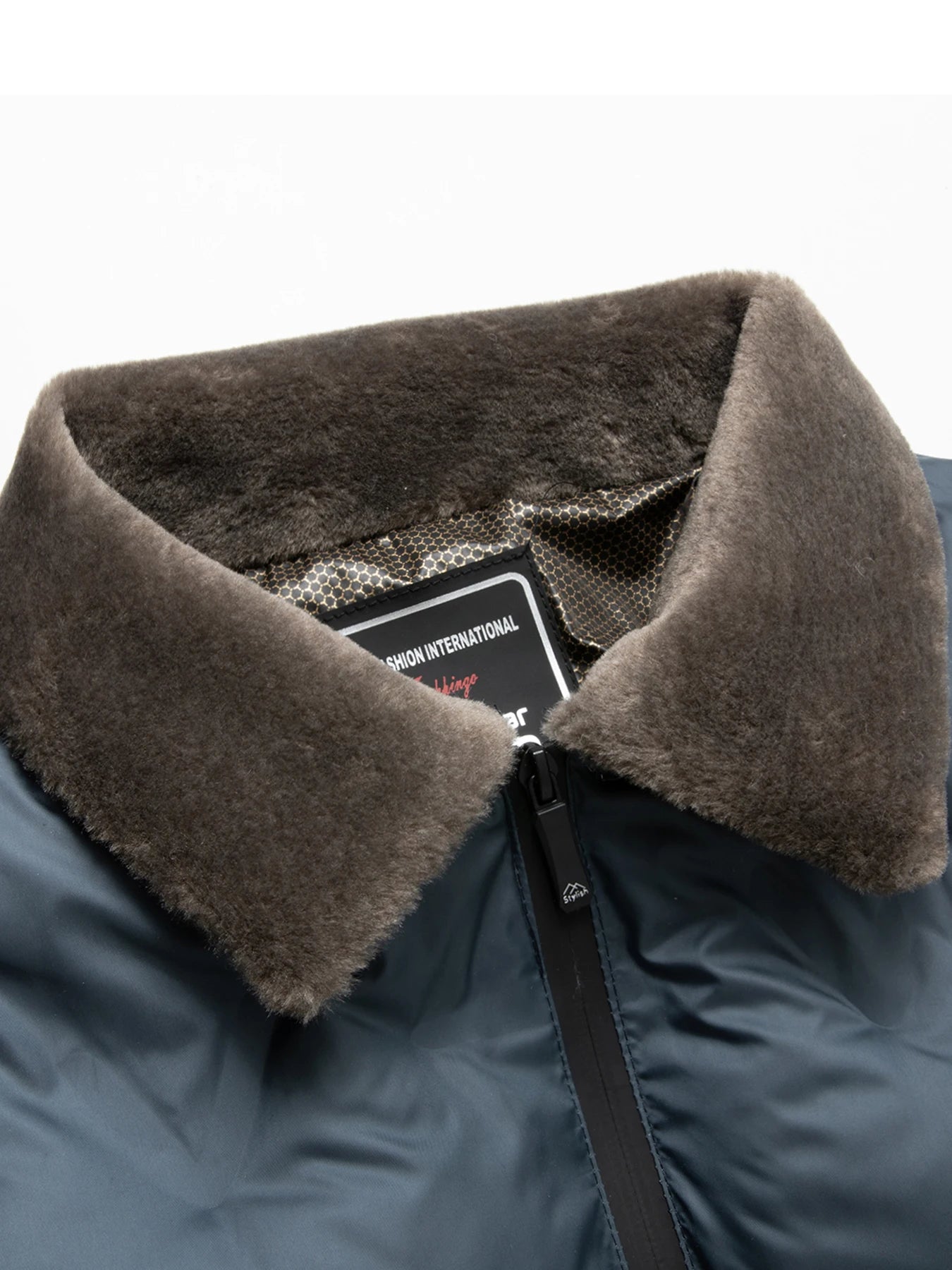 Winter warm jacket, casual business outdoor sports cotton jacket, lapel zipper, real pocket, men's jacket, jacket shirt.